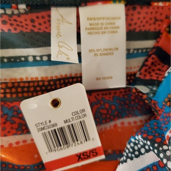 Anne Cole Sand Stripe Printed Cover-Up size XS/Sm - Picture 11 of 12